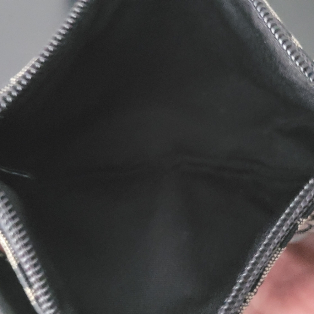 Coach Black and Gray Signature Wristlet - Picture 5 of 5